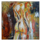 Erotisches Gemälde Frauenkörper Acrylbild Leinwandbild modern