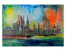 Bild Wien Kunst Gemälde moderne Malerei Stephansdom Prater 100x70