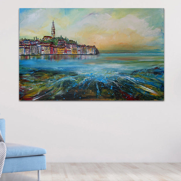 Wohnzimmerbilder, Wohnzimmergemälde, gemalte Bilder für Wohnzimmer