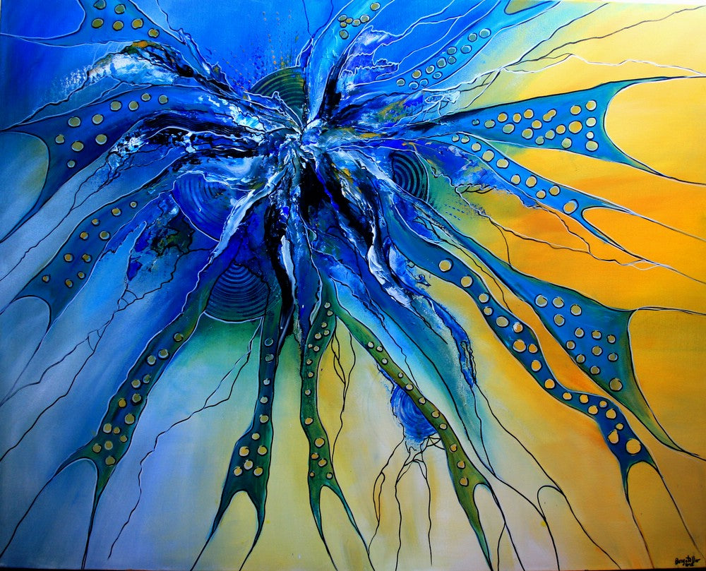 Abstrakte Kunst kaufen Acryl