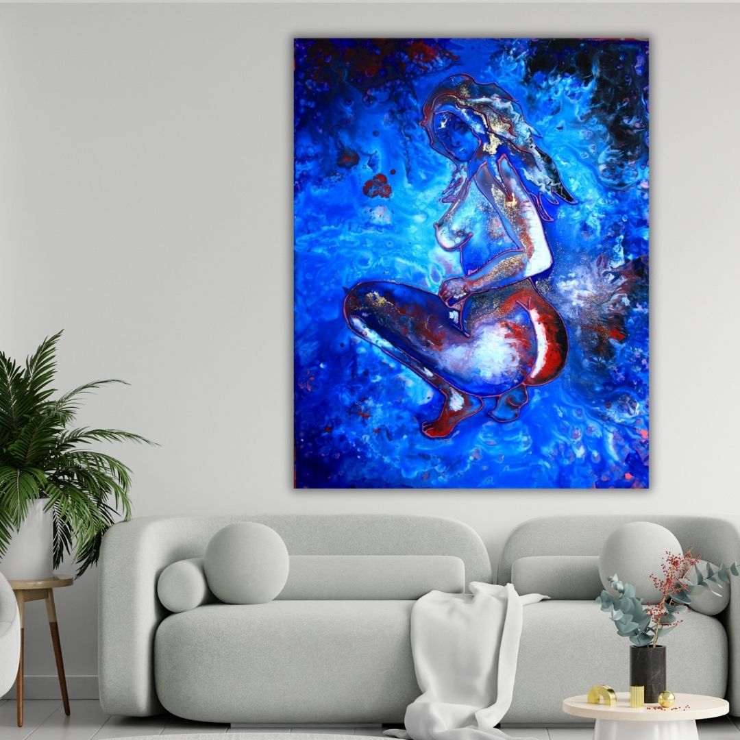 Erotische Malerei in Acryl - Erotikbilder gemalt