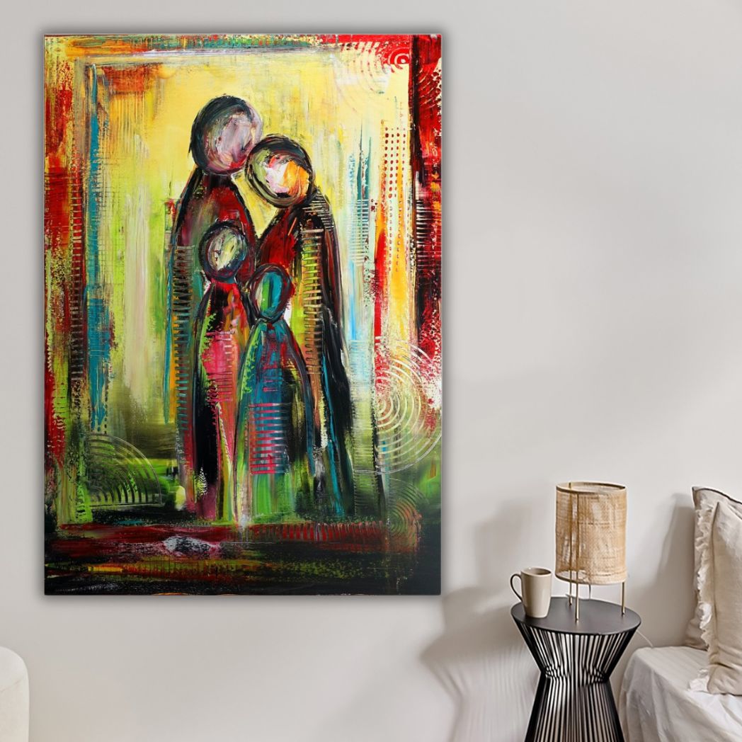 Figurative Malerei Figuren Gemälde Acrylbild