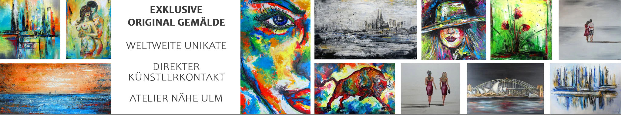 Moderne Original Gemälde kaufen - abstrakte Künstler Bilder