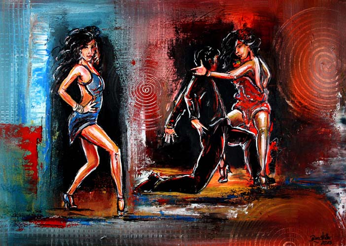 taenzer bild gemalt tanzpaar acryl gemaelde modern.jpg