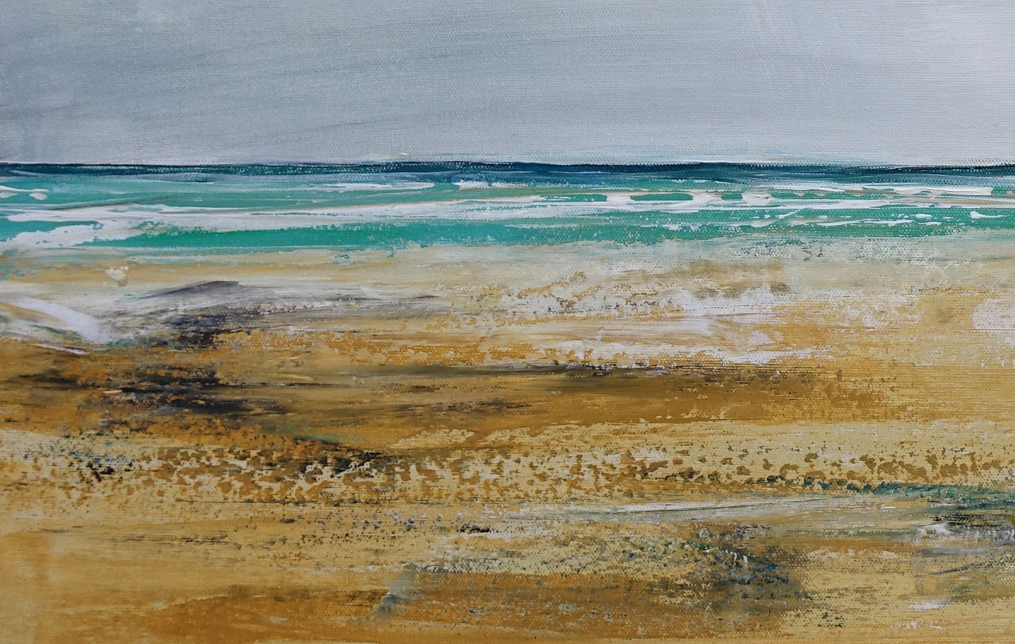 Meerbild Strand Leinwandbild